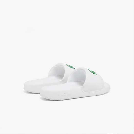 LACOSTE SLIDES 749CFA0022 082-WHT/GRN 