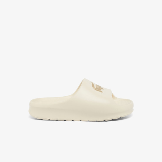 LACOSTE SLIDES 749CFA0025 53S-OFF WHT/TAN