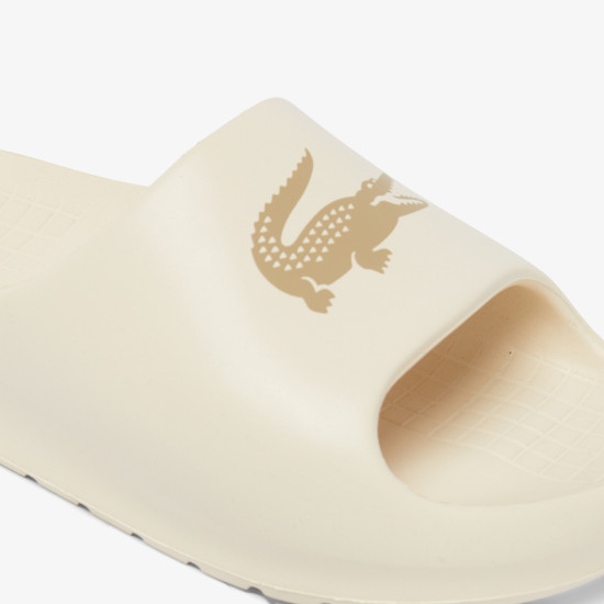 LACOSTE SLIDES 749CFA0025 53S-OFF WHT/TAN