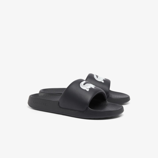 LACOSTE CROCO 1.0 SLIDES 749CMA0021 312-BLK/WHT