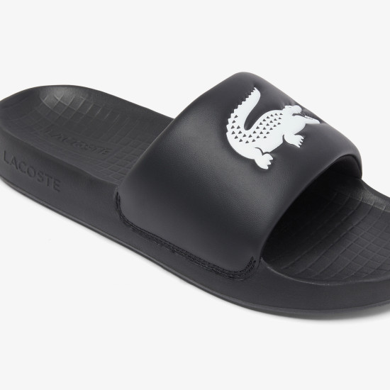LACOSTE CROCO 1.0 SLIDES 749CMA0021 312-BLK/WHT