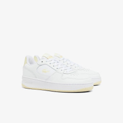 LACOSTE L001 SET COURT SNEAKERS 49SFA0045 2H8-WHT/LT YLW