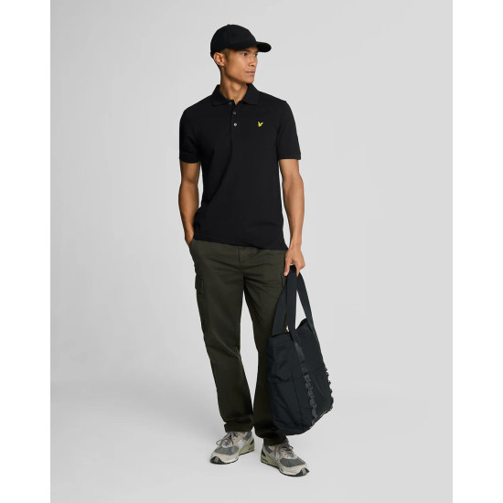 LYLE & SCOTT PLAIN POLO SHIRT SP400VOG Z865-JET BLACK
