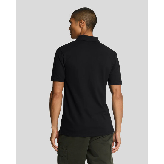 LYLE & SCOTT PLAIN POLO SHIRT SP400VOG Z865-JET BLACK