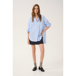 MY ESSENTIAL WARDROBE SUNNA BOXY SHIRT 10705021 153915-KENTUCKY BLUE 