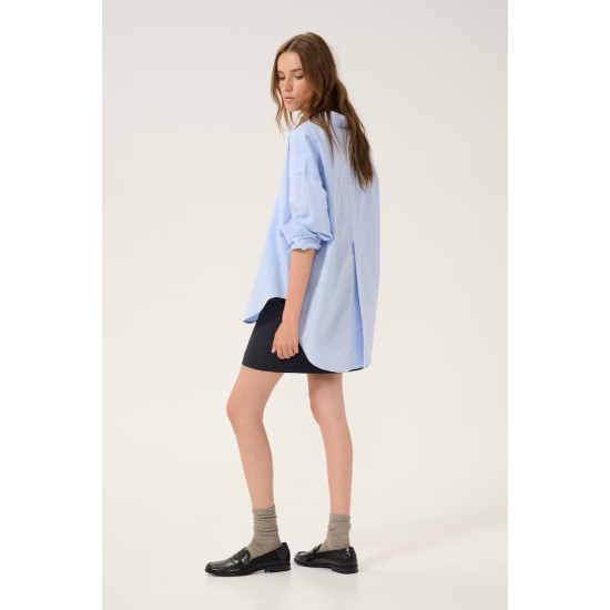 MY ESSENTIAL WARDROBE SUNNA BOXY SHIRT 10705021 153915-KENTUCKY BLUE 