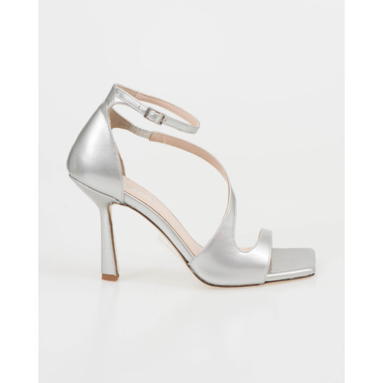 SO CHIC BY VSK IRENE HEEL 40234 18-SILVER