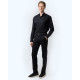 THE BOSTONIANS SATIN GABARDINE CHINOS 3CN07187963 B031BL-BLACK