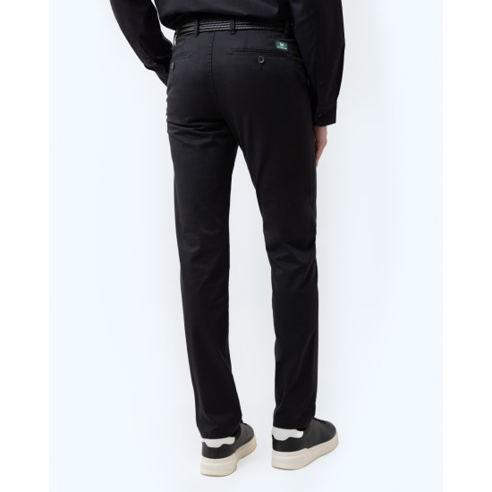 THE BOSTONIANS SATIN GABARDINE CHINOS 3CN07187963 B031BL-BLACK