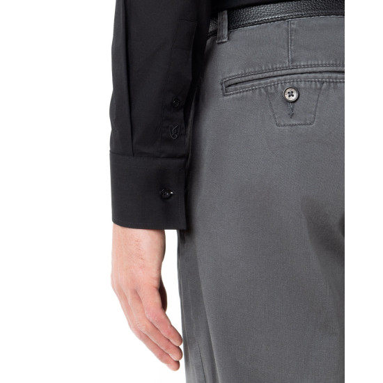 THE BOSTONIANS ΠΟΥΚΑΜΙΣΟ POPLINE 3ACP0606 B031BL-BLACK