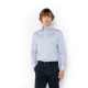 THE BOSTONIANS CHARLES POPLIN SHIRT 3ANP2405 B176SK-SKY BLUE