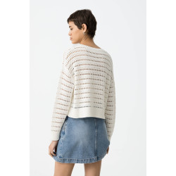 TIFFOSI EDEMA KNIT SWEATER 10058996 104-BEIGE