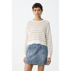TIFFOSI EDEMA KNIT SWEATER 10058996 104-BEIGE