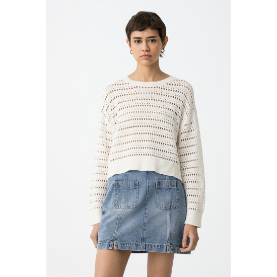 TIFFOSI EDEMA KNIT SWEATER 10058996 104-BEIGE