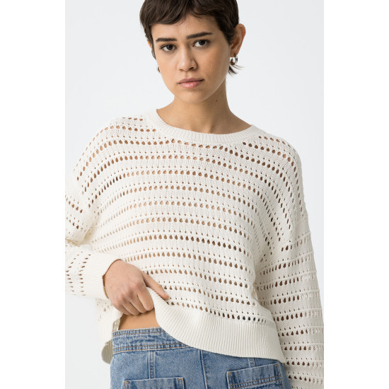TIFFOSI EDEMA KNIT SWEATER 10058996 104-BEIGE