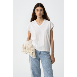 TIFFOSI CHARLIZE T-SHIRT 10059233 001-WHITE