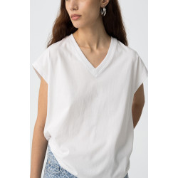 TIFFOSI CHARLIZE T-SHIRT 10059233 001-WHITE