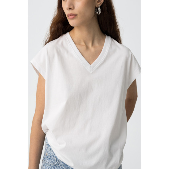 TIFFOSI CHARLIZE T-SHIRT 10059233 001-WHITE