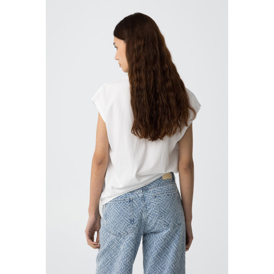 TIFFOSI CHARLIZE T-SHIRT 10059233 001-WHITE