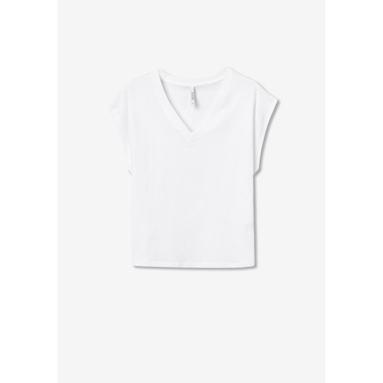 TIFFOSI CHARLIZE T-SHIRT 10059233 001-WHITE