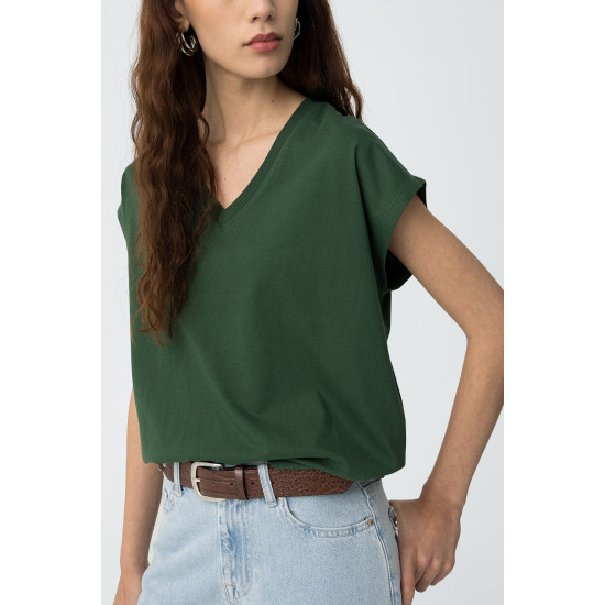TIFFOSI CHARLIZE T-SHIRT 10059233 868-GREEN