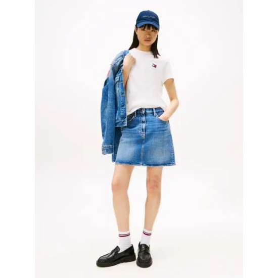 TOMMY JEANS TJW REG BADGE TEE DW0DW20153 YBL-ECRU