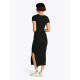 TOMMY JEANS TJW BODYCON LOGO 2 DRESS DW0DW20384 BDS-BLACK
