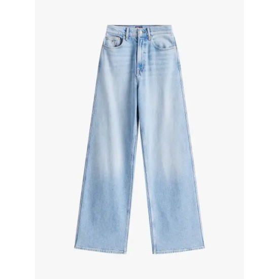 TOMMY JEANS CLAIRE HR WD JEAN BI0112 DW0DW20583 1AB32-DENIM LIGHT 