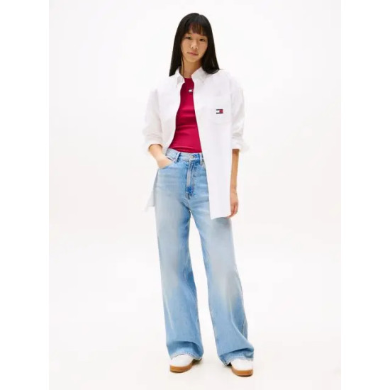 TOMMY JEANS CLAIRE HR WD JEAN BI0112 DW0DW20583 1AB32-DENIM LIGHT 