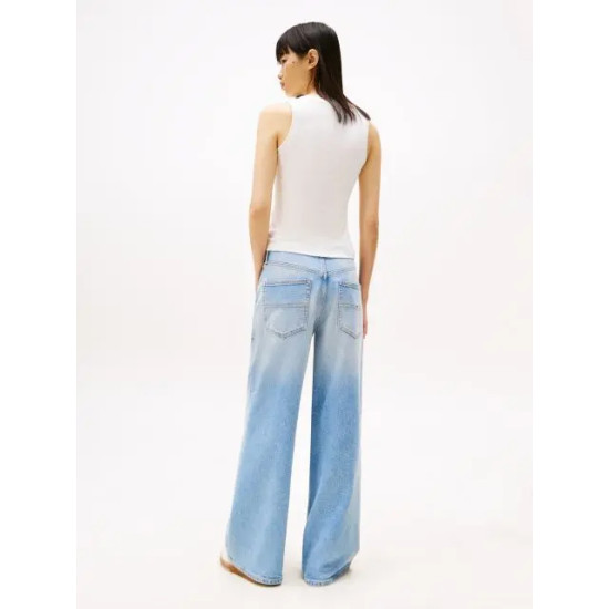TOMMY JEANS TJW ESSENTIAL RIB TANK TOP EXT DW0DW20673 YBL-ECRU