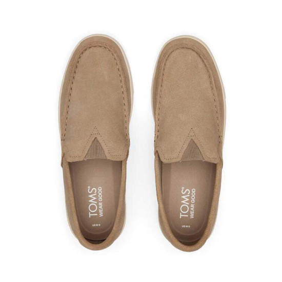 TOMS DUNE SUEDE MN TRVLLI DRCAS LOAFER 10020833 TAUPE 