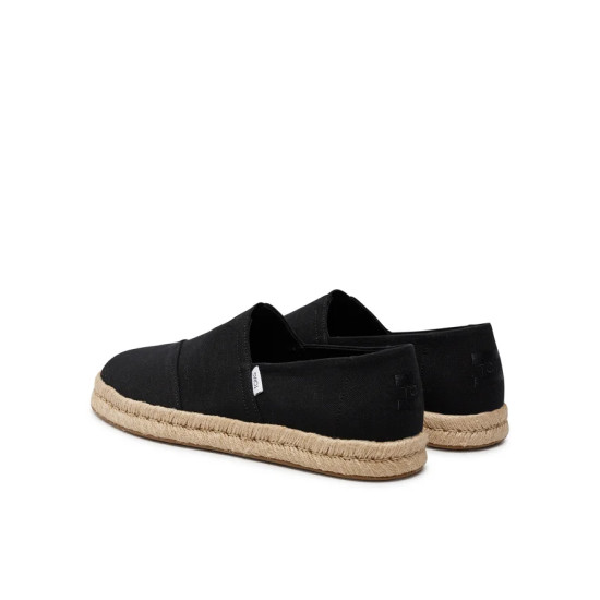 TOMS RCLD CTN SLB WVN MN ALPROP ESPADRILLE 10019875 BLACK