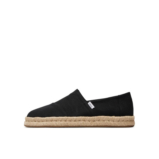 TOMS RCLD CTN SLB WVN MN ALPROP ESPADRILLE 10019875 BLACK