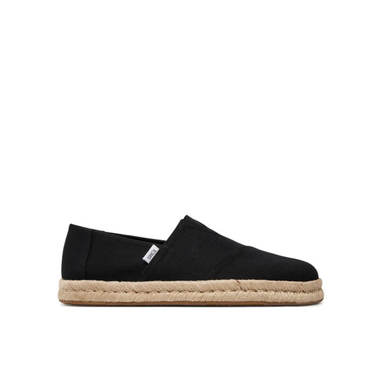 TOMS RCLD CTN SLB WVN MN ALPROP ESPADRILLE 10019875 BLACK