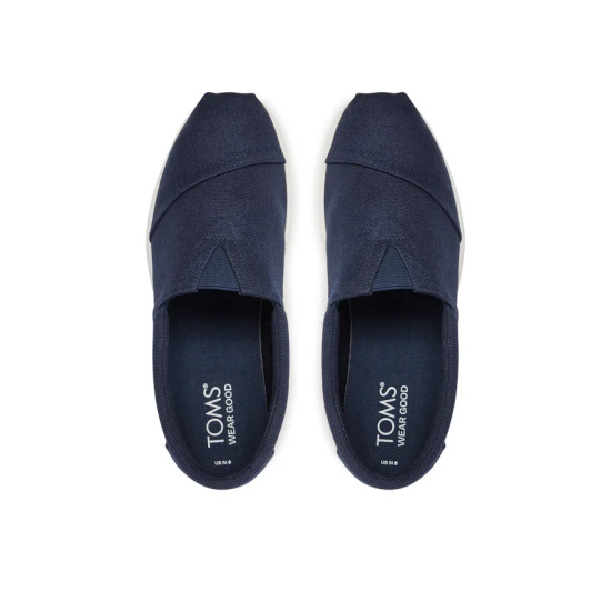 TOMS RCLD CTN CVS MN ALPFWD ESPADRILLE 10019858 NAVY