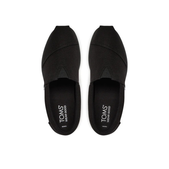 TOMS RCLD CTN CVS MN ALPFWD ESPADRILLE 10019881 BLACK