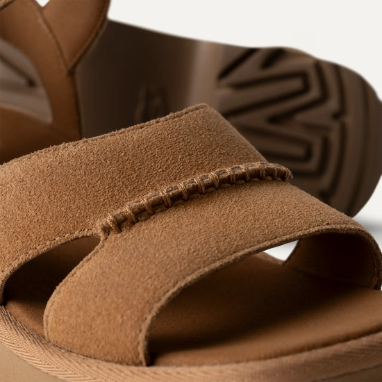 UGG NEW HEIGHTS ANKLE STRAP SANDAL 1167475 00KD-CHESTNUT