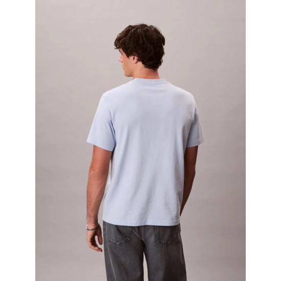 CALVIN KLEIN SS HERO MONOLOGO TEE 20s LV04RB862G C1O-BREEZY BLUE