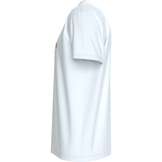 CALVIN KLEIN SS BADGE 30S JERSEY CLASSIC TEE LV04RC272G YAF-BRIGHT WHITE 