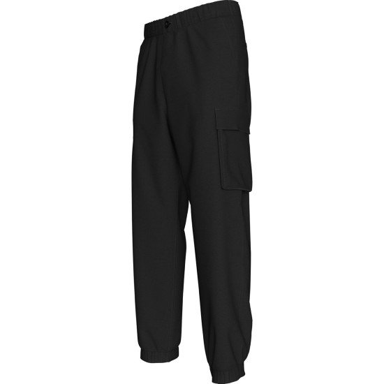 CALVIN KLEIN SKINNY ELASTIC TWILL CARGO PANTS LV04RD608G UB1-BLACK