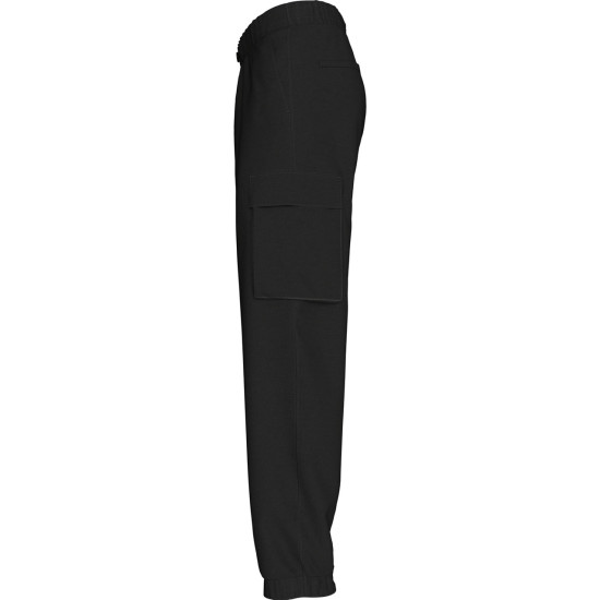 CALVIN KLEIN SKINNY ELASTIC TWILL CARGO PANTS LV04RD608G UB1-BLACK
