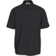 CALVIN KLEIN SS SOLID CAUSAL LINEN CLASSIC SHIRT LV04RF120G UB1-BLACK 