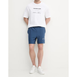 CALVIN KLEIN PREMIUM TERRY CALVIN COLLEGIAT SHORTS LV04RF275G CEC-DARK DENIM 