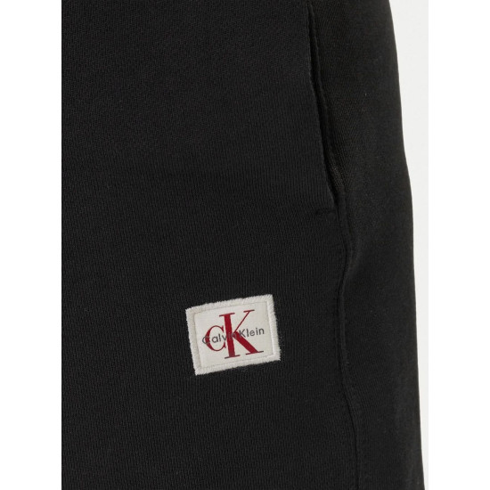 CALVIN KLEIN EU 350TERRY BADGE SHORT LV04RF282G UB1-BLACK