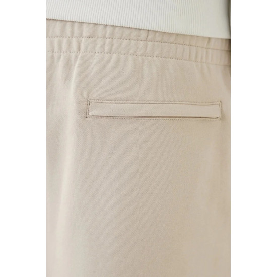 CALVIN KLEIN EU 350TERRY BADGE SHORT LV04RF282G 2JX-OATMEAL