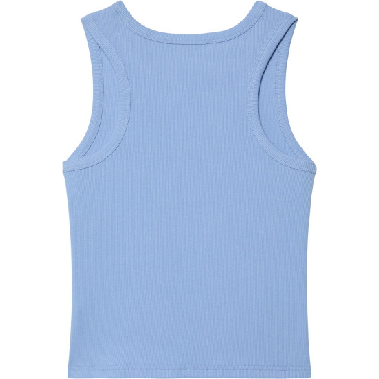 CALVIN KLEIN A - WVN LBL 2X2 CTTN LV047C201G C32-BLUE DESCENT