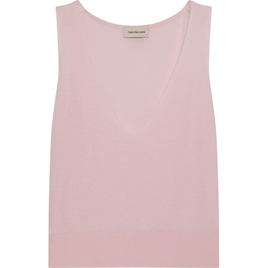 CALVIN KLEIN SS COTTON TWINSET LV047F353G 8Z6-CRADLE PINK 