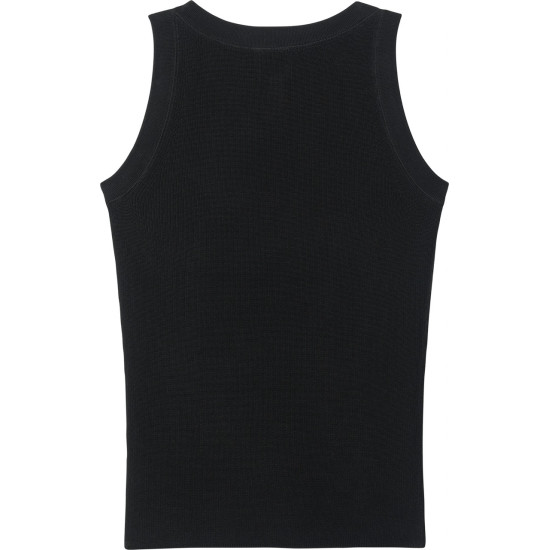 CALVIN KLEIN WOVEN LABEL TANK LV047F355G UB1-BLACK