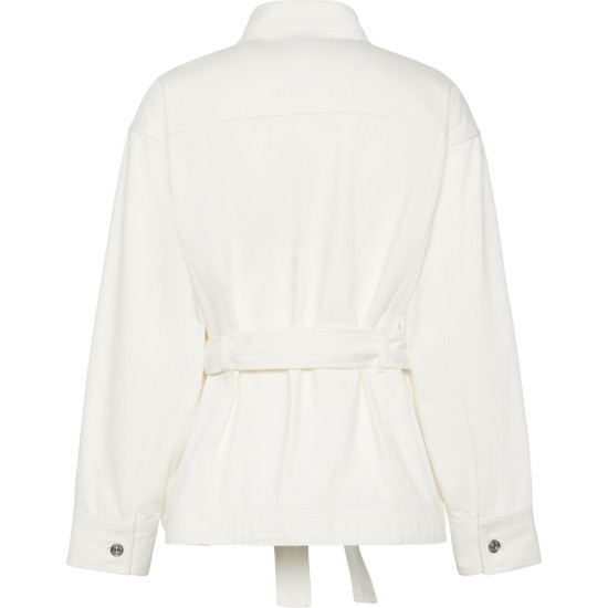 CALVIN KLEIN WHS CINCHED JACKET LV047F759G ASN-CHALK WHITE