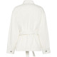 CALVIN KLEIN WHS CINCHED JACKET LV047F759G ASN-CHALK WHITE